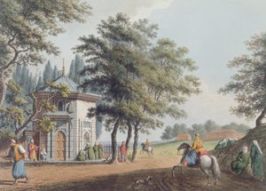 Pera，来自&39;Ottoman Dominions中的意见&39;的3号酒吧，酒吧。作者：Robert Bowyer（1758-1834）1809（aquatint） 作者 路易吉·梅耶（Luigi Mayer）